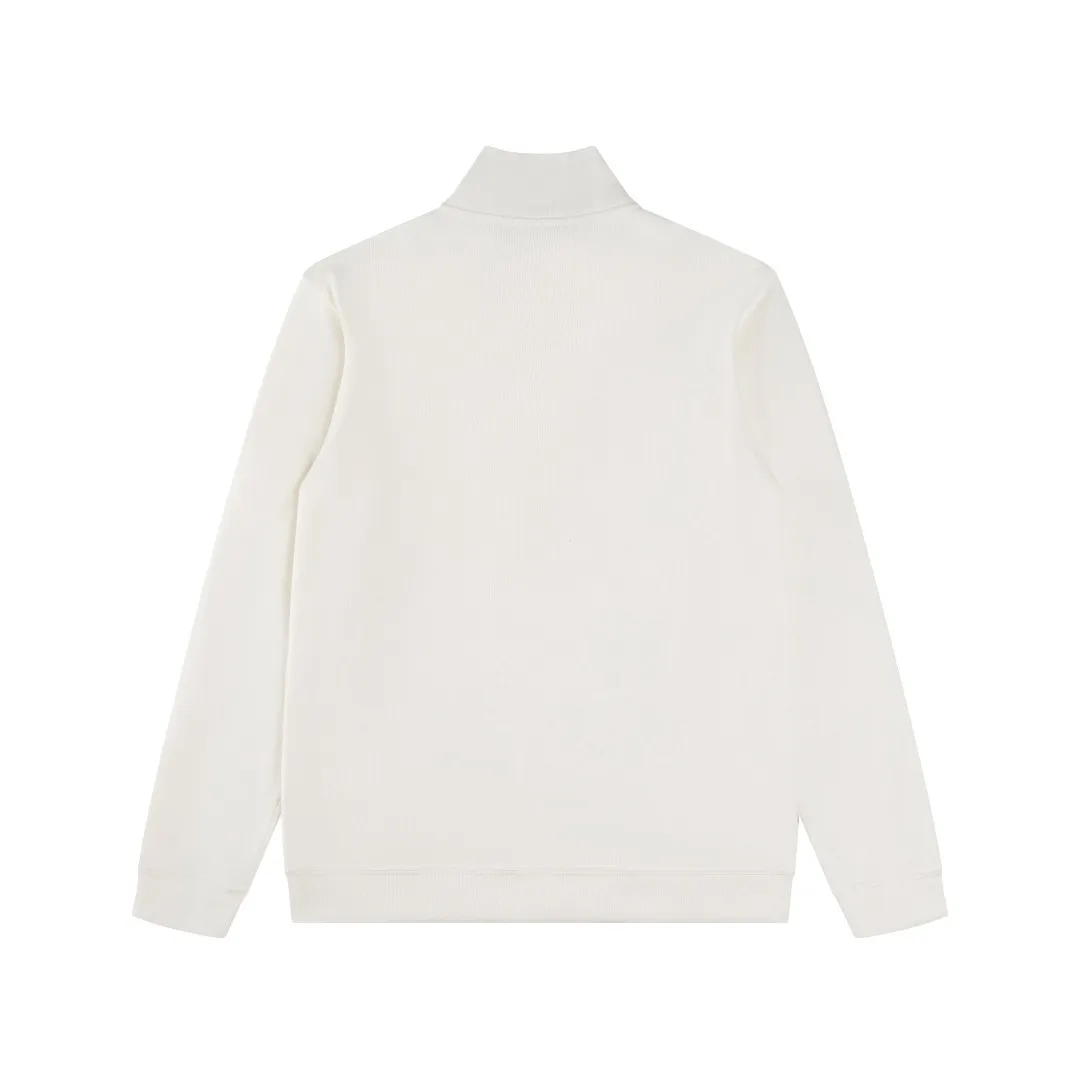 P230 #R97 Ralph lauren twelve-color embroidered pony logo half-zip high-neck long-sleeved knitted sweatshirt. The same style for men and women. The new half-zip sweatshirt for couples to wear in autumn is here! This kind of sweatshirt is really popular this year, even more popular than the hooded sweatshirt. Open the zipper and it can be used as a large lapel, which makes it more fashionable. The color of the classic design of the little war horse on the chest is matched with the embroidery. The simple zipper design echoes the brand logo, so you don’t need to match too much. The sweater version is loose enough! The fabric is custom-woven and dyed 100 cotton. 320g high gram weight 100% cotton knitted cotton with a certain thickness. The fabric is soft and comfortable, and the three-dimensional fabric is full of texture. The stitching is three needles and five threads, which is beautiful and strong. The pattern is also good. Although it is loose, it does not look bulky! - It is not a popular color scheme on the street. The color is pure and highly recommended. The upper body has a particularly high rate of turning heads. Loose style. Big drop shoulder OS style. Same style for men and women. Couple wear. Versatile and practical! Color: Gray, navy, khaki, green label, oatmeal brown label, apricot, black, army green, burgundy, pink, dark gray, light blue, white. Size: S M L XL Length: 70/72/74/76 Bust: 53.5/55.5/57.5/58.5 Shoulder width: 44/45/46/47 Sleeve length: 61/62/63/64